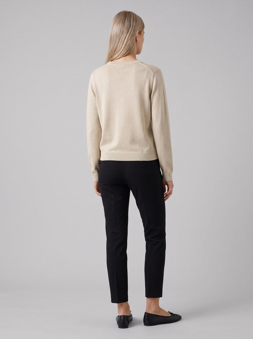 Maglione Ares - BONE-MELANGE - back