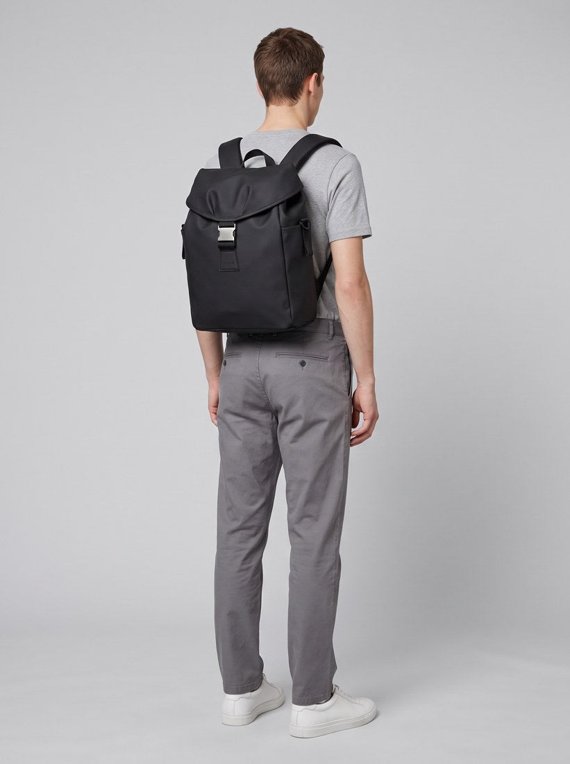 Valera Bucket Backpack - Black - back