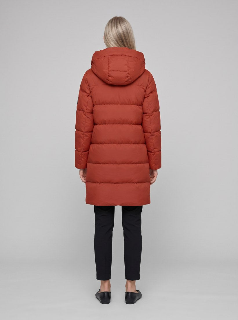 MANLIE JACKET WOMAN - DARK ORANGE - back