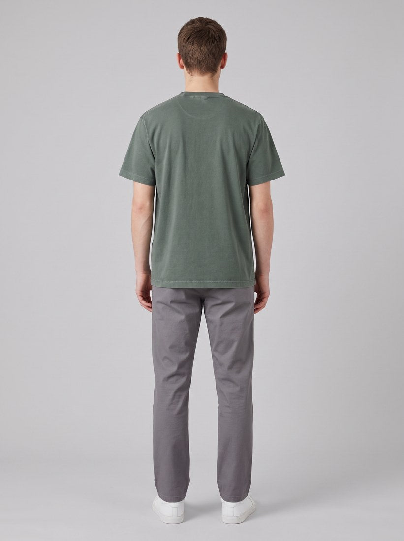 S/S Vista T-Shirt - Dark Scarab, Garment dyed - back