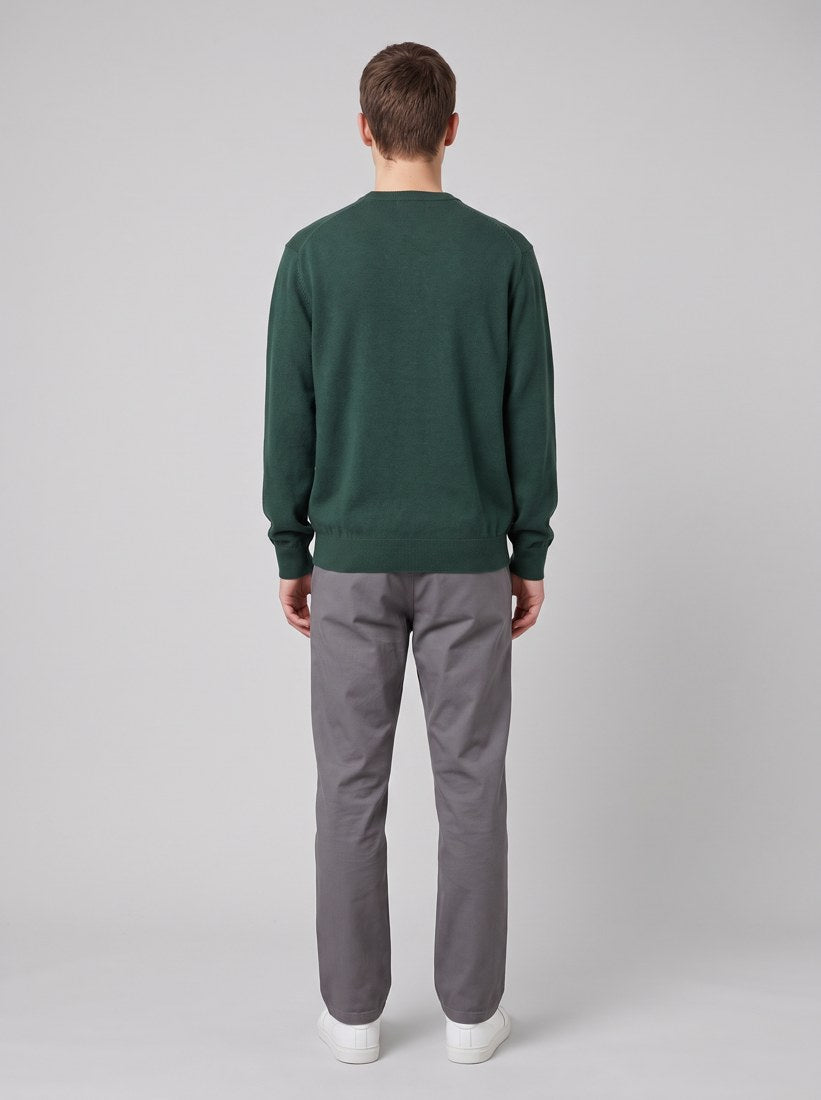 Madison Sweater - Dark Scarab / Wax - back