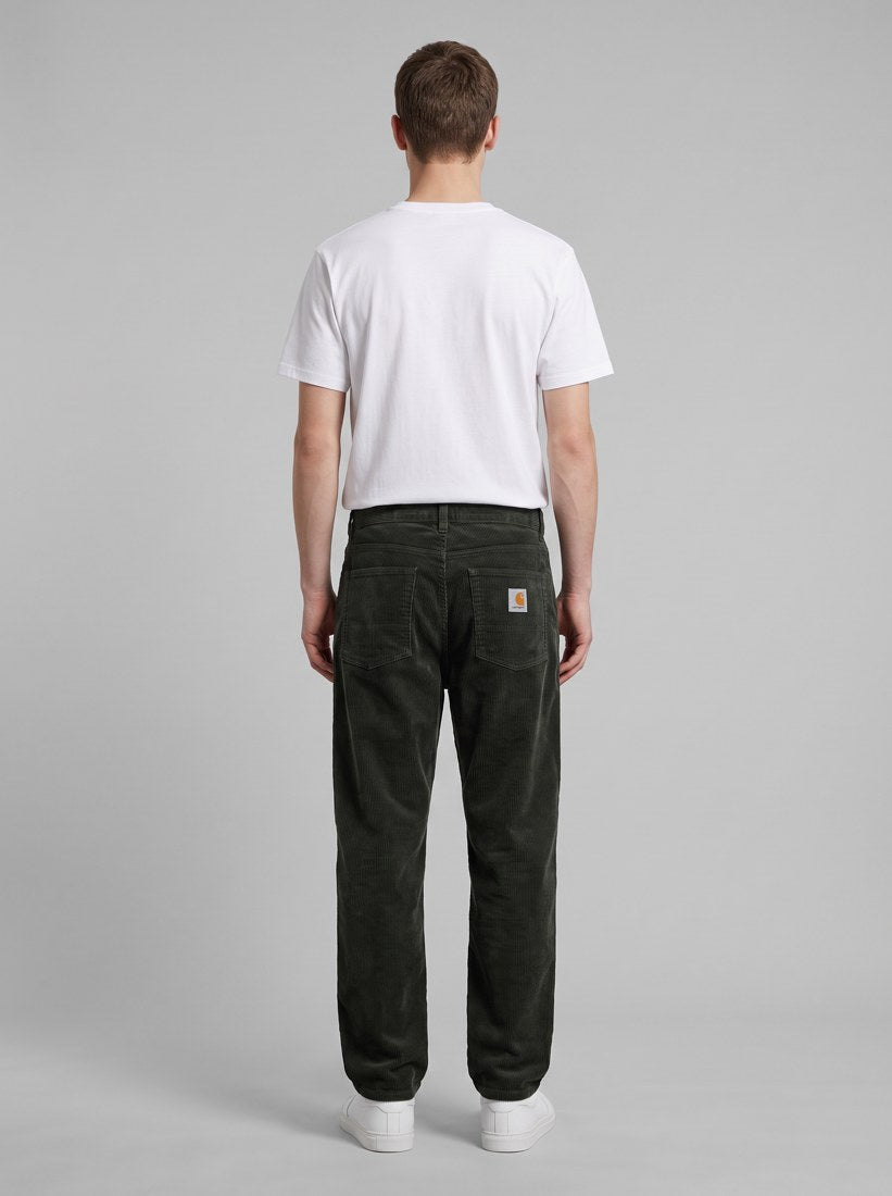 Newel Pant velluto - Raven, Rinsed - back
