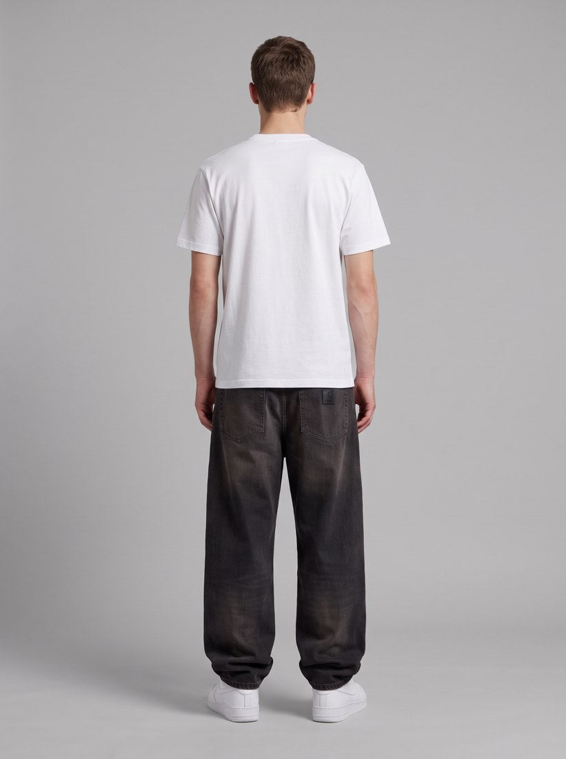 Aaron Pant - Black, Tobacco used wash - back