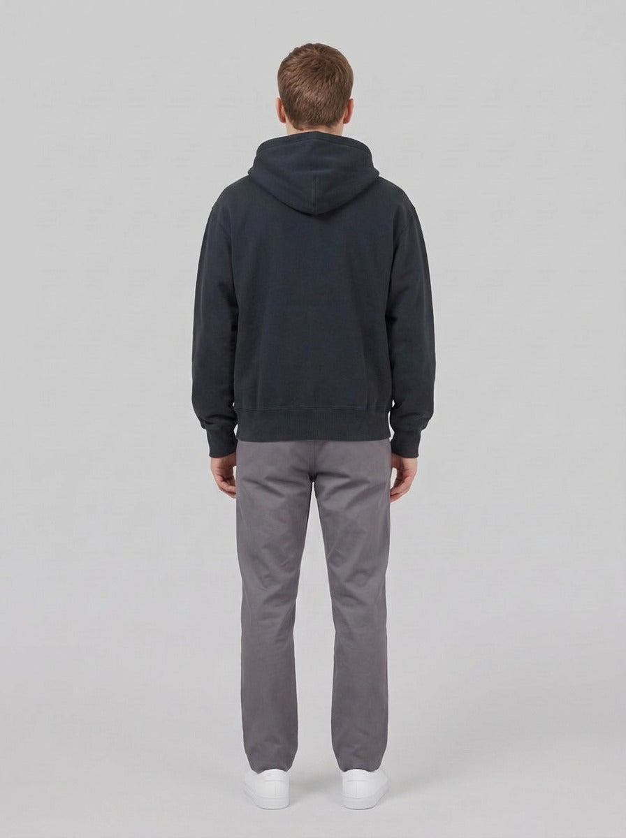 Gramicci One Point Zip Hooded Sweatshirt - Felpe - Gramicci - Vintage Black - back