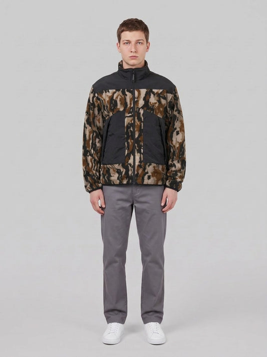 Gramicci Thermal Fleece Jacket - Giacche & Cappotti - Gramicci - BARK CAMO - front