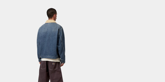 Blue / Dusty H Brown dark used wash