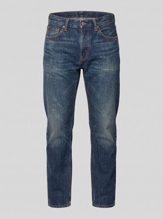 Regular Tapered Jeans - Blue - dark used - packshot