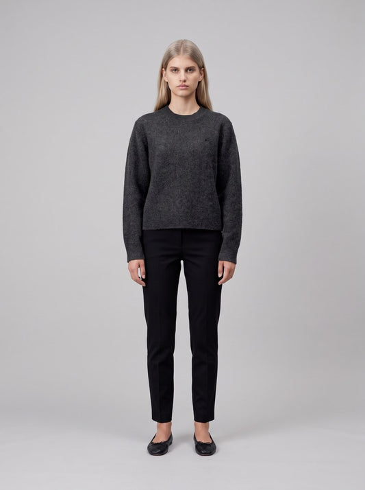 Women’s Curtis Sweater - Tangled Black - front