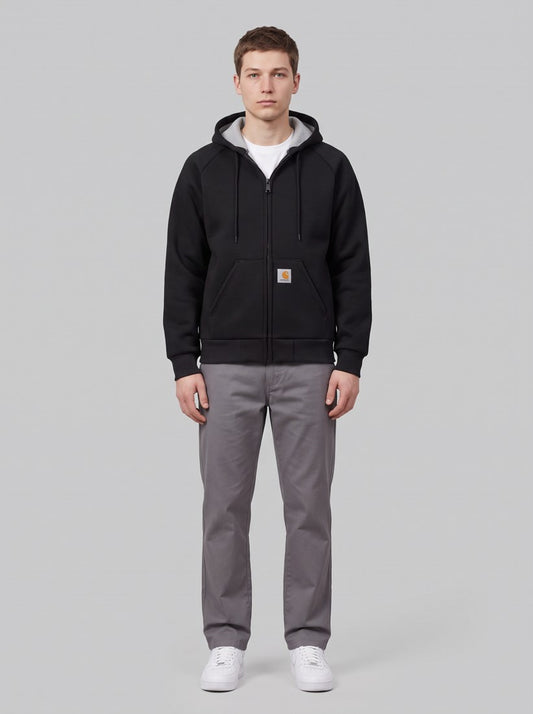 Car-Lux Hooded Jacket - Black - front