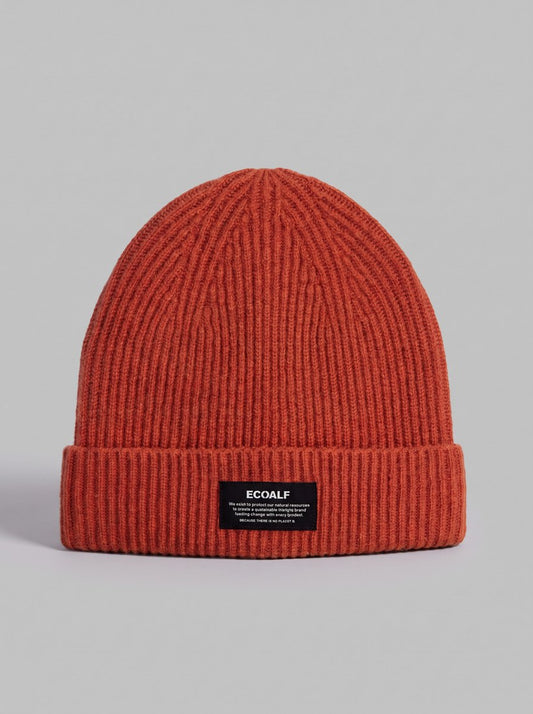 SIERRA WOOL BEANIE - BURNEDORANGE - packshot