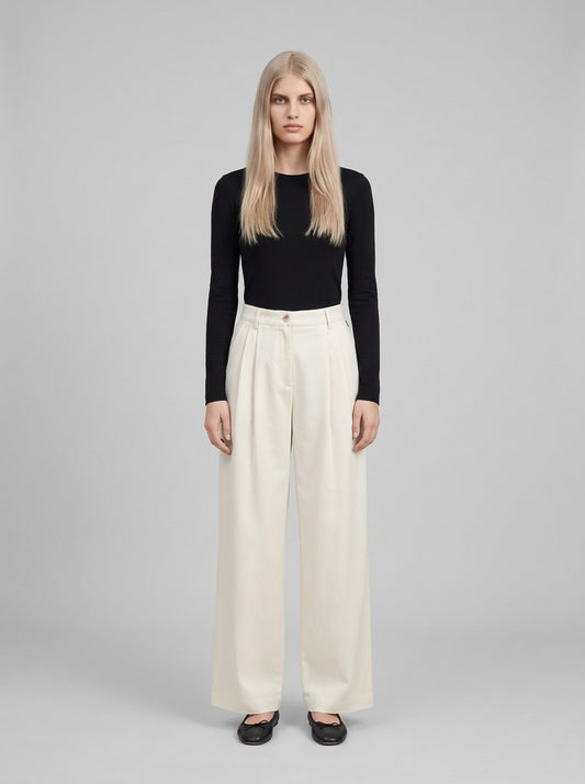 Pantaloni In Cotone Miel - ANTARTICA - front