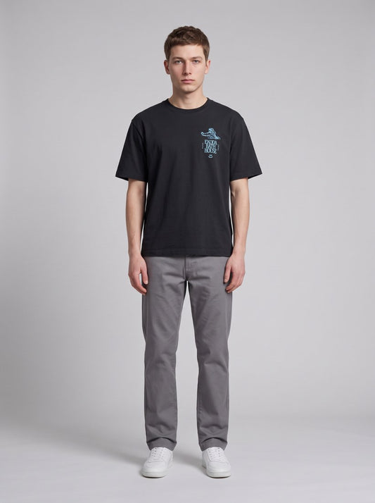 Ekoda Bath House T-Shirt - Black - front