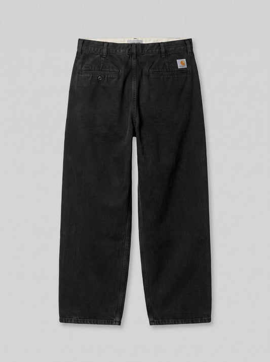 Brady Pant - Black, Stone washed - packshot