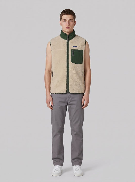 M's Classic Retro-X Vest - DNLT - Dark Natural w/Treeline Green - front