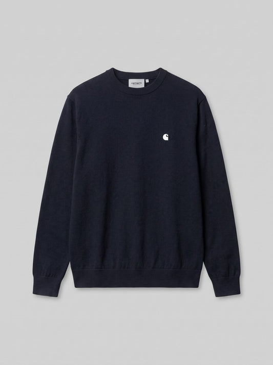 Madison Sweater - Dark Navy / Wax - packshot