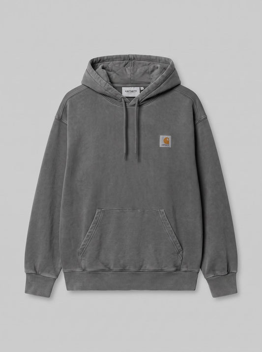 Hooded Vista Sweatshirt - Black, Garment dyed - packshot