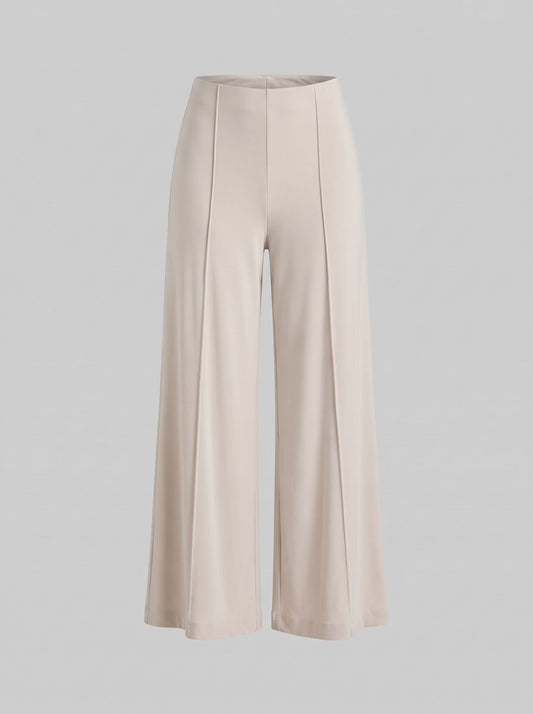 262254 Pantaloni pull-on a gamba larga in maglia effetto seta - 3854-Pietra di luna - packshot