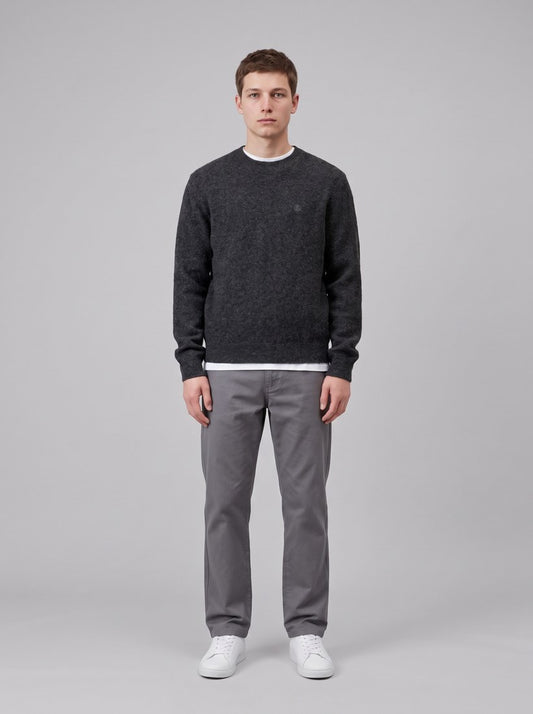 Curtis Sweater - Tangled Black - front
