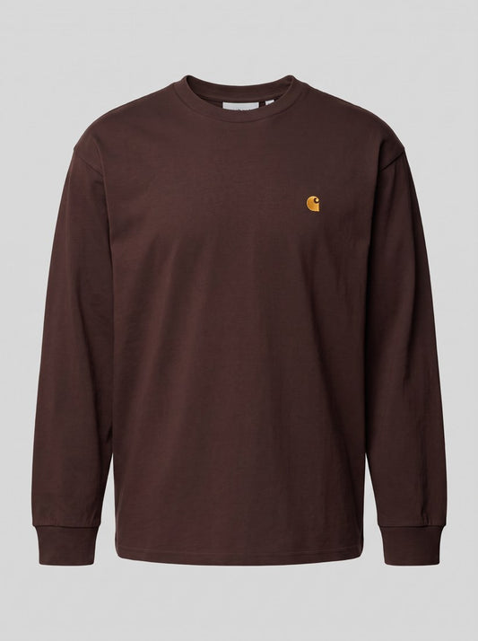 L/S Chase T-Shirt - Palisander / Gold - packshot