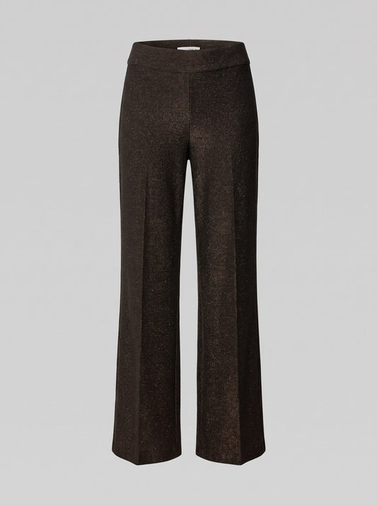 263726 Signature | Pantaloni pull-on a gamba larga in maglia scintillante - Pantaloni - Joseph Ribkoff - 92-Bronzo - packshot