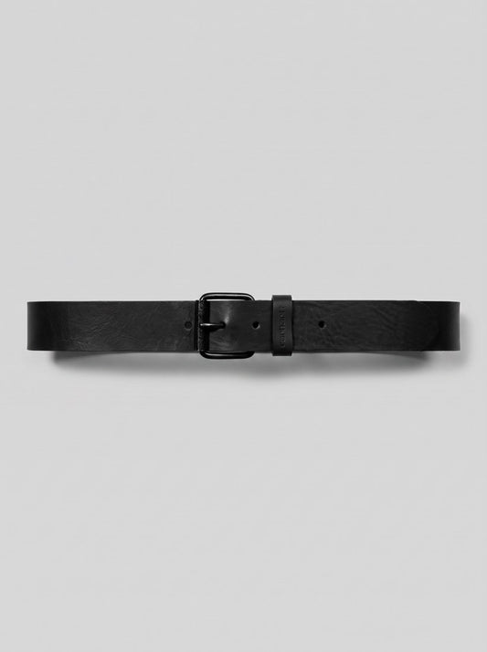 Script Belt - Black / Black - packshot