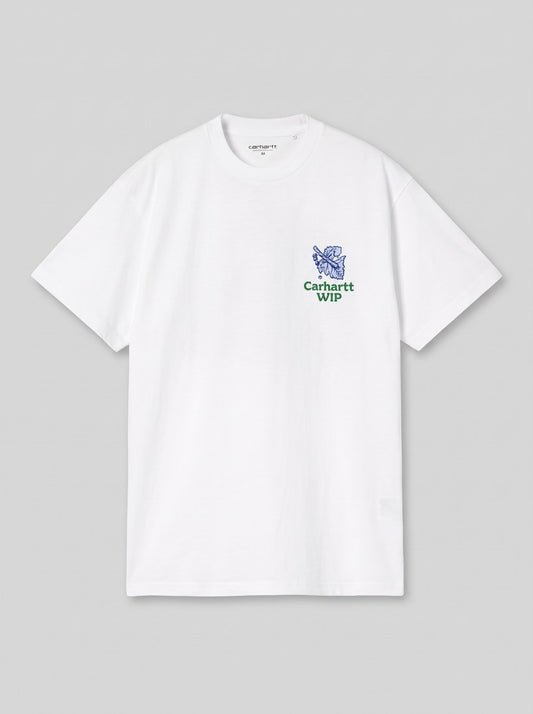 S/S Grape Picker T-Shirt - White - packshot