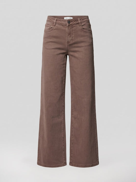 251968F26 Goldie | Jeans elasticizzati classici a gamba larga - Pantaloni - Joseph Ribkoff - 4463-Visone - packshot