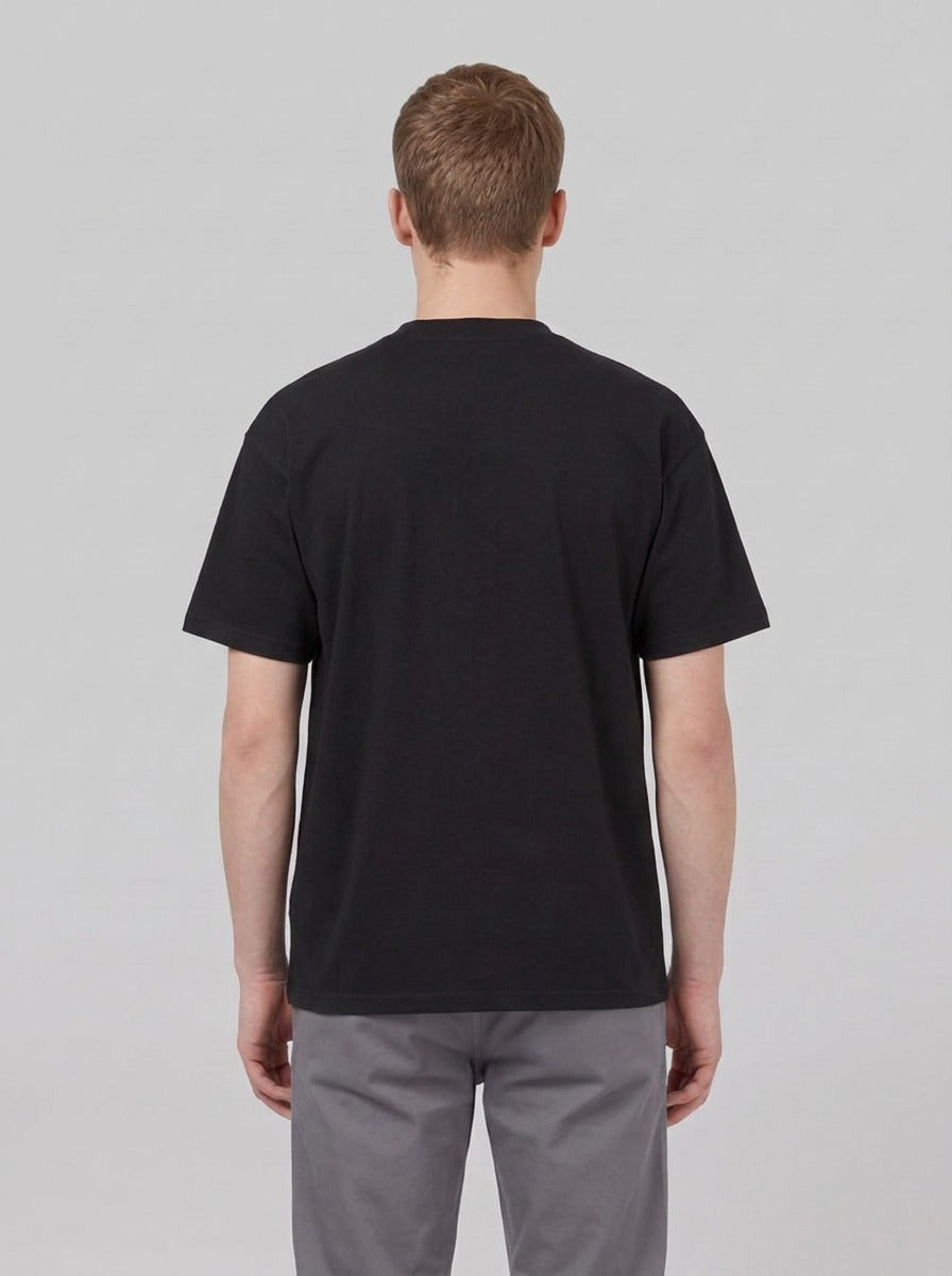S/S Chinsel Script T-Shirt - T-Shirt e Polo - Carhartt WIP - Black - back