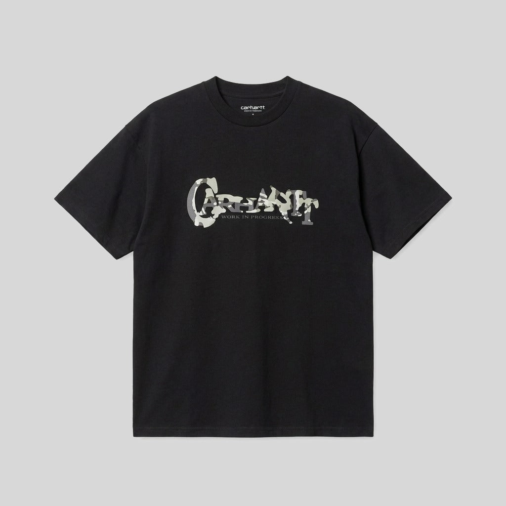 S/S Chinsel Script T-Shirt - T-Shirt e Polo - Carhartt WIP - Black - packshot