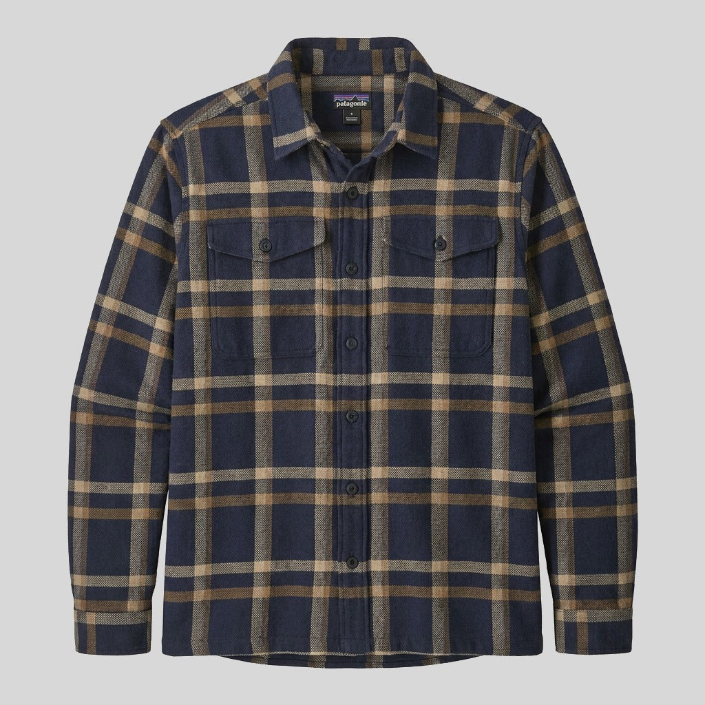 M's Fjord Flannel Shirt fw26 - Camicie - Patagonia - CGNE - Crossing: New Navy - packshot