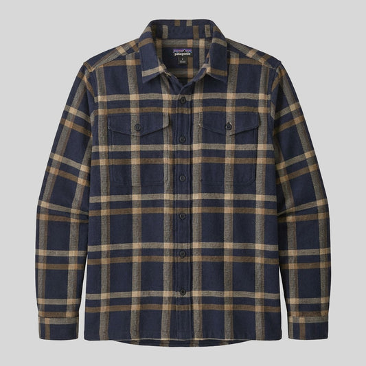 M's Fjord Flannel Shirt fw26 - Camicie - Patagonia - CGNE - Crossing: New Navy - packshot