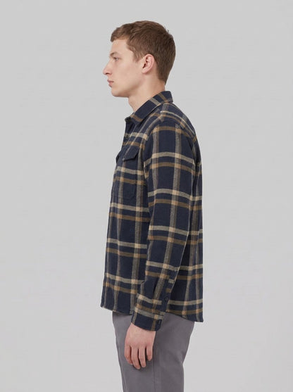 M's Fjord Flannel Shirt fw26 - Camicie - Patagonia - CGNE - Crossing: New Navy - side