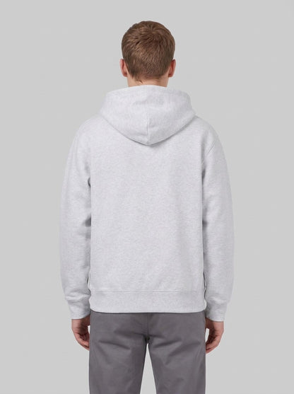 Hooded Mack Sweat Jacket - Felpe - Carhartt WIP - Ash Heather / Black - back