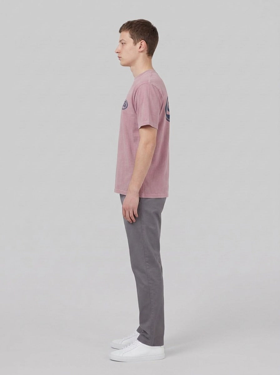Gramicci Pigment Dyed GCE Tee - T-Shirt e Polo - Gramicci - LILAC PIGMENT - side