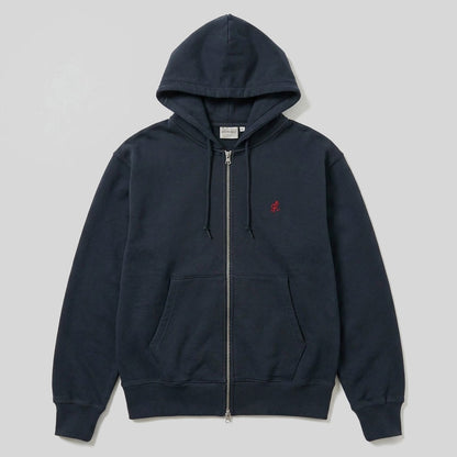 Gramicci One Point Zip Hooded Sweatshirt - Felpe - Gramicci - Vintage Black - packshot