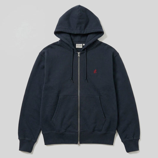 Gramicci One Point Zip Hooded Sweatshirt - Felpe - Gramicci - Vintage Black - packshot