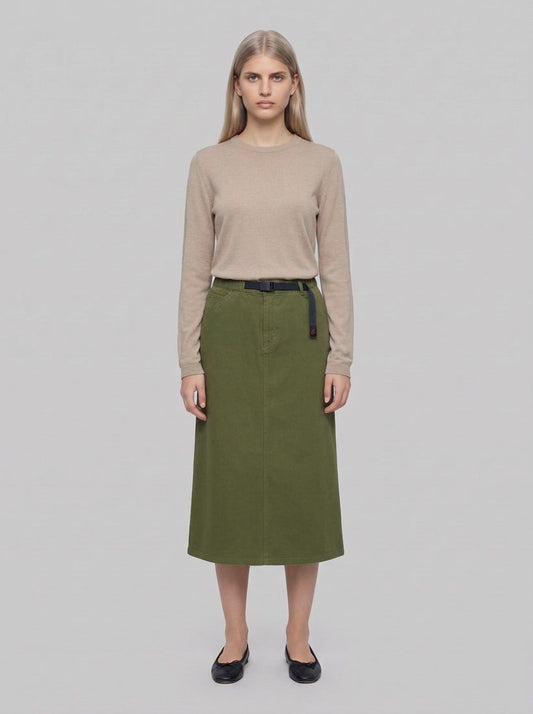 Gramicci 5-Pocket Skirt - Gonne - Gramicci - Olive - front