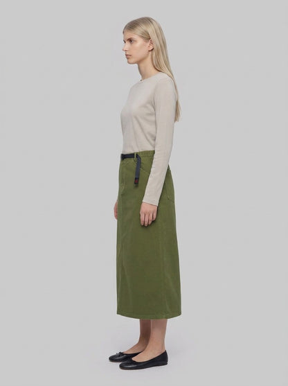 Gramicci 5-Pocket Skirt - Gonne - Gramicci - Olive - side