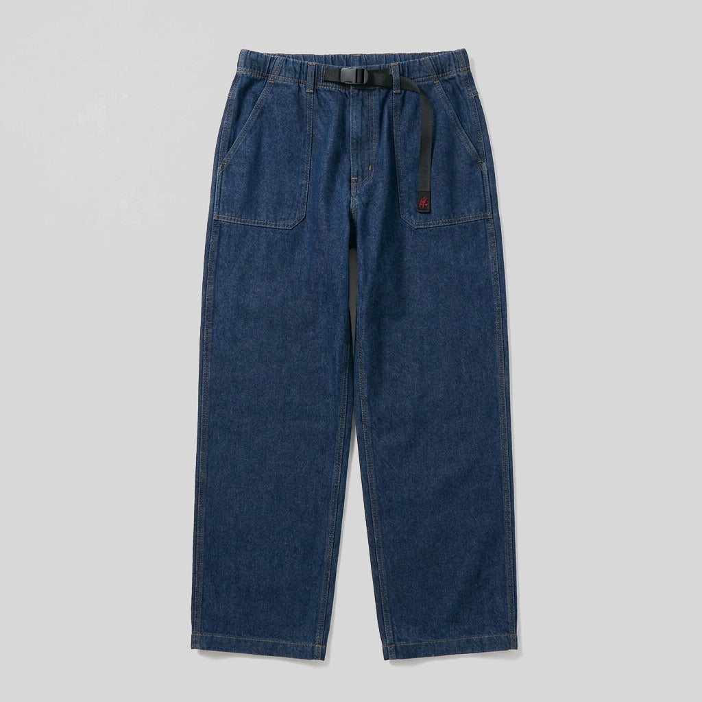 Gramicci Denim Fatigue Pants - Pantaloni - Gramicci - RINSED INDIGO - packshot