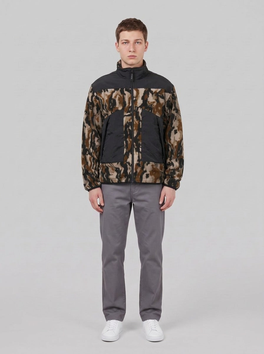 Gramicci Thermal Fleece Jacket - Giacche & Cappotti - Gramicci - BARK CAMO - front
