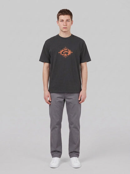 Gramicci Flames Tee - T-Shirt e Polo - Gramicci - Vintage Black - front