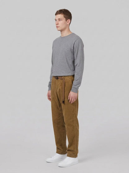 Gramicci Cord Loose Tapered Ridge Pants - Pantaloni - Gramicci - Tan - side