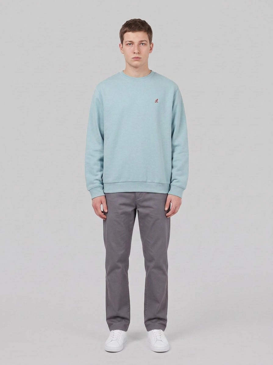 Gramicci One Point Crew Sweatshirt - Felpe - Gramicci - Brown - front