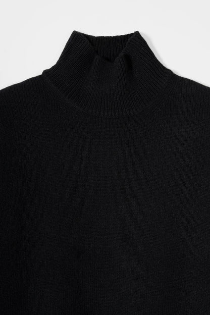 ADA Maglia Collo Alto Donna Cashmere Rigenerato
