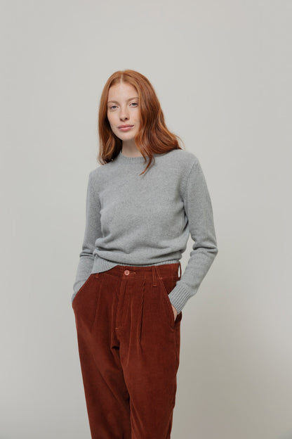 LAURA Maglia Girocollo Donna Lana Rigenerata
