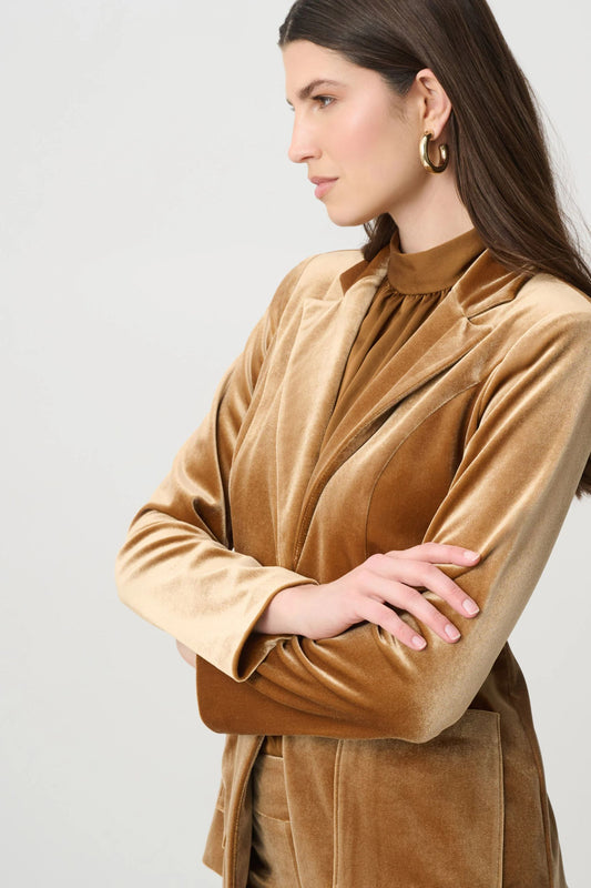 264225 Velluto su misura Aderente Blazer