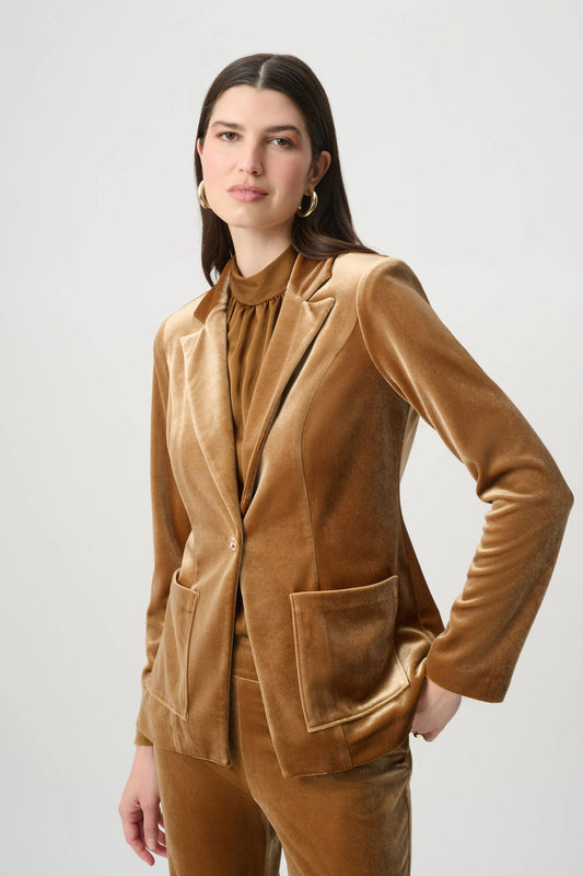 264225 Velluto su misura Aderente Blazer