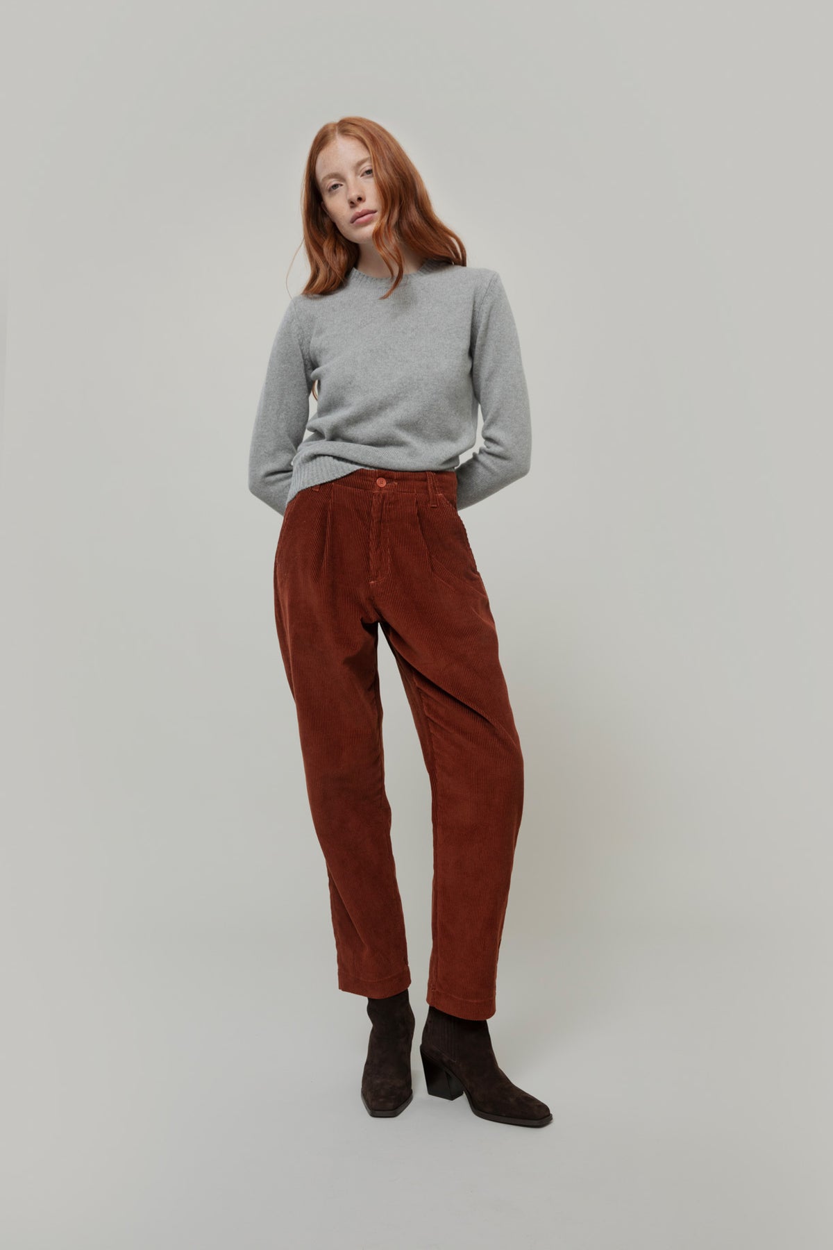 LAURA Maglia Girocollo Donna Lana Rigenerata