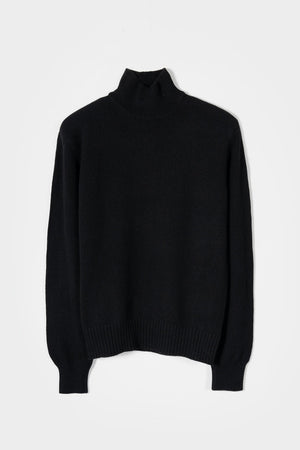 ADA Maglia Collo Alto Donna Cashmere Rigenerato
