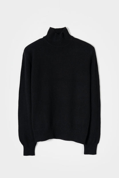 ADA Maglia Collo Alto Donna Cashmere Rigenerato